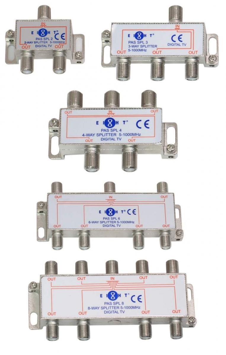 Chia tín hiệu truyền hình cáp Eight PAS SPL2 Chia tín hiệu truyền hình cáp Eight PAS SPL2